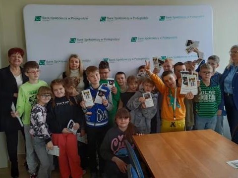 Wizyta w Banku Spółdzielczym w Podegrodziu w ramach Gminnego Miesiąca Matematyki!