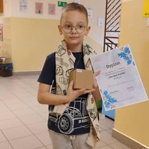 Udział naszych uczniów w konkursie plastycznym o Chrzcie Polski!