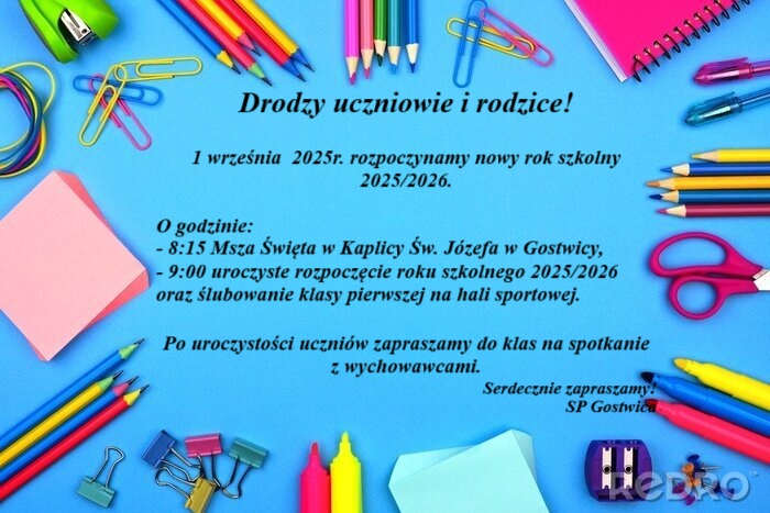Uroczyste rozpoczęcie roku szkolnego 2025/2026!