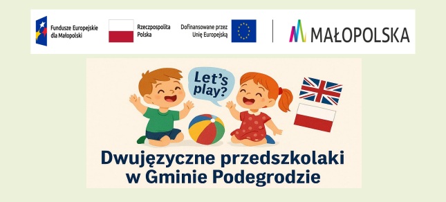 „Let’s play! Dwujęzyczne przedszkolaki w Gminie Podegrodzie” - lista rankingowa!