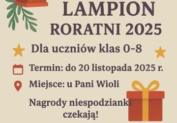KONKURS NA NAJPIĘKNIEJSZY LAMPION RORATNI 2025!