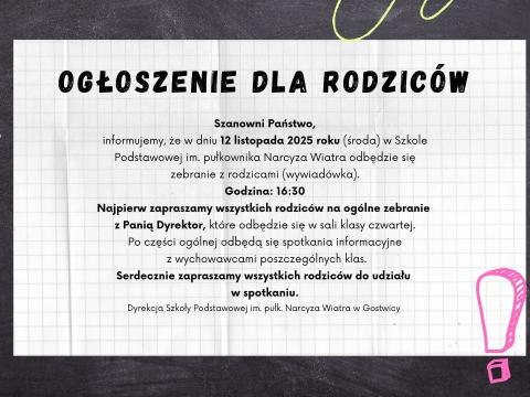 ZEBRANIE Z RODZICAMI
