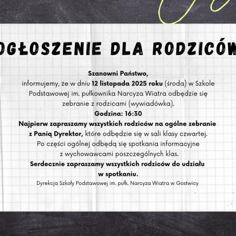 ZEBRANIE Z RODZICAMI