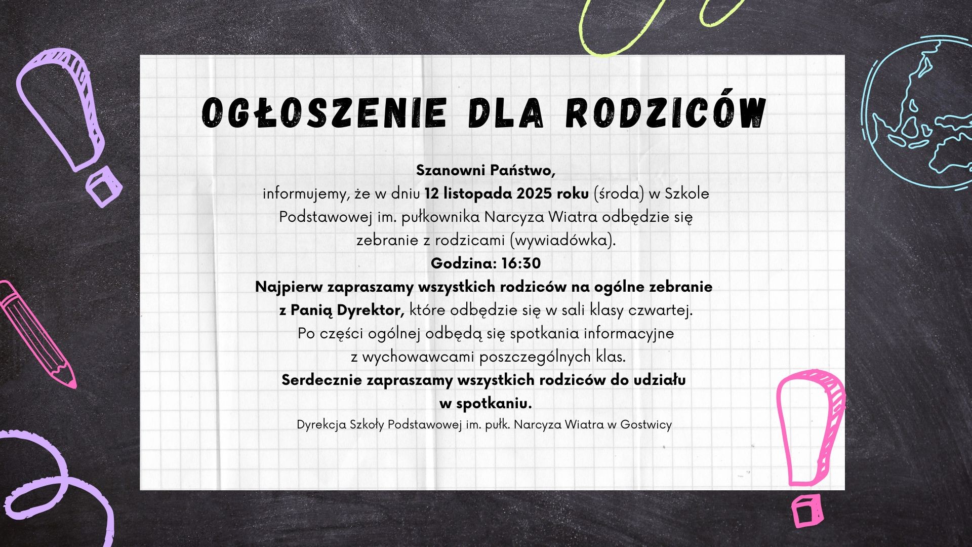 ZEBRANIE Z RODZICAMI