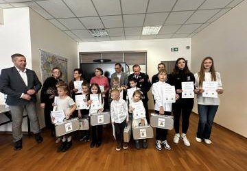 Uroczyste wręczenie nagród w Strażackim Konkursie Plastycznym!