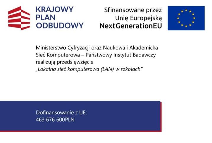 Modernizacja sieci LAN w szkołach Gminy Podegrodzie – KPO