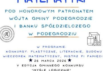  Gminny Miesiąc Matematyki – startujemy! 