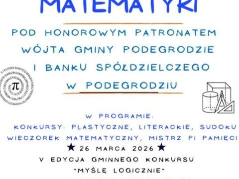  Gminny Miesiąc Matematyki – startujemy! 