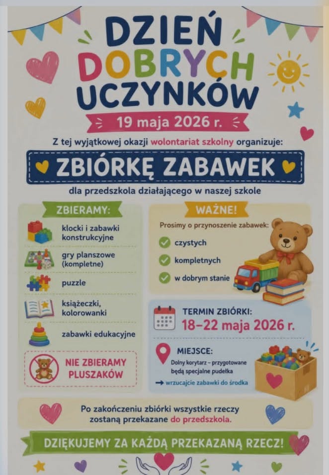 DZIEŃ DOBRYCH UCZYNKÓW!