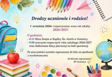 Rozpoczynamy nowy rok szkolny 2026/2027!