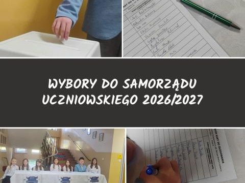 Wybory do Samorządu Uczniowskiego!