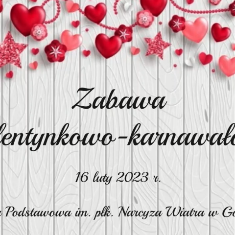 Zabawa karnawałowo-walentynkowa