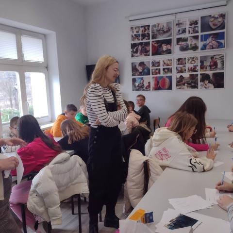 Spotkanie z podopieczni Stowarzyszenia Rodziców i Przyjaciół Dzieci i Osób Niepełnosprawnych „Promyk”