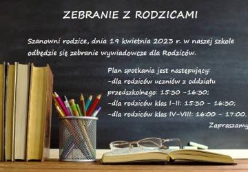 ZEBRANIE Z RODZICAMI