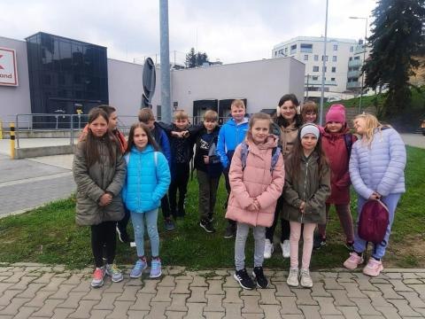 Wyjazd do kina w ramach projektu "Super Szkoły w Gminie Podegrodzie"