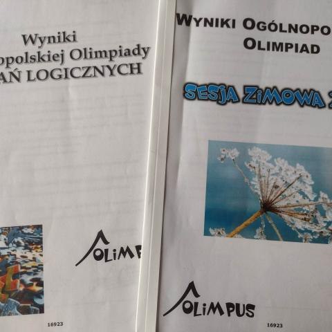 Wyniki z Ogólnopolskiej Olimpiady “Zadań Logicznych” oraz z przedmiotowej Olimpiady “Sesja Zimowa 2023” OLIMPUS z matematyki