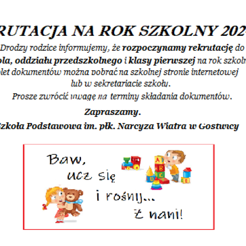 Rekrutacja 2024/2025