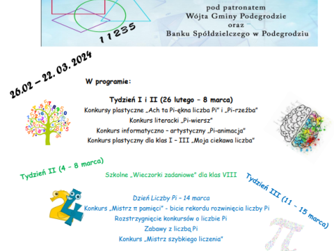 Gminny miesiąc matematyki 2024