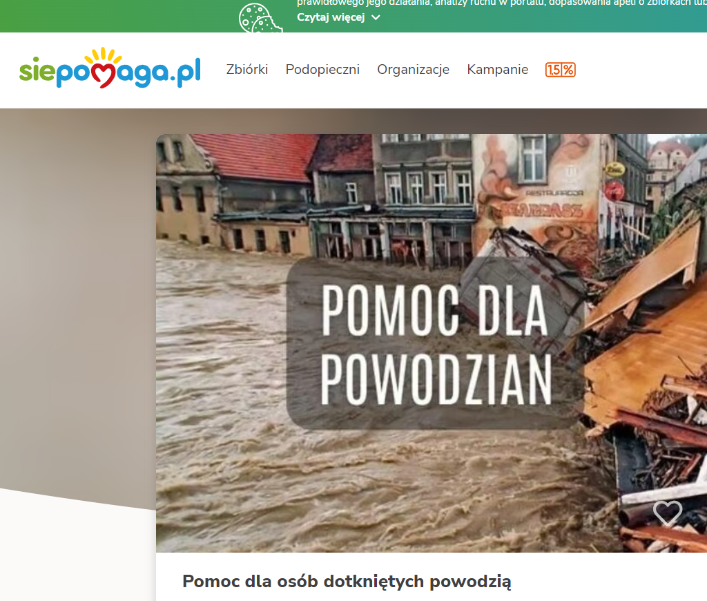 POMOC DLA POWODZIAN