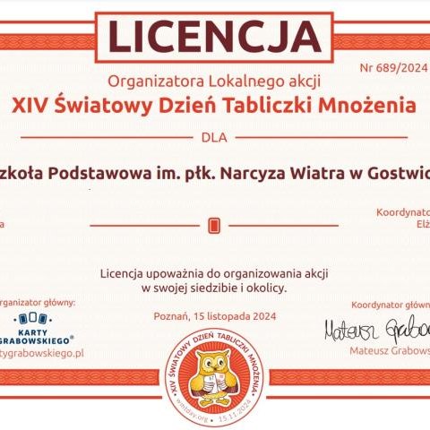 Światowy Dzień Tabliczki Mnożenia