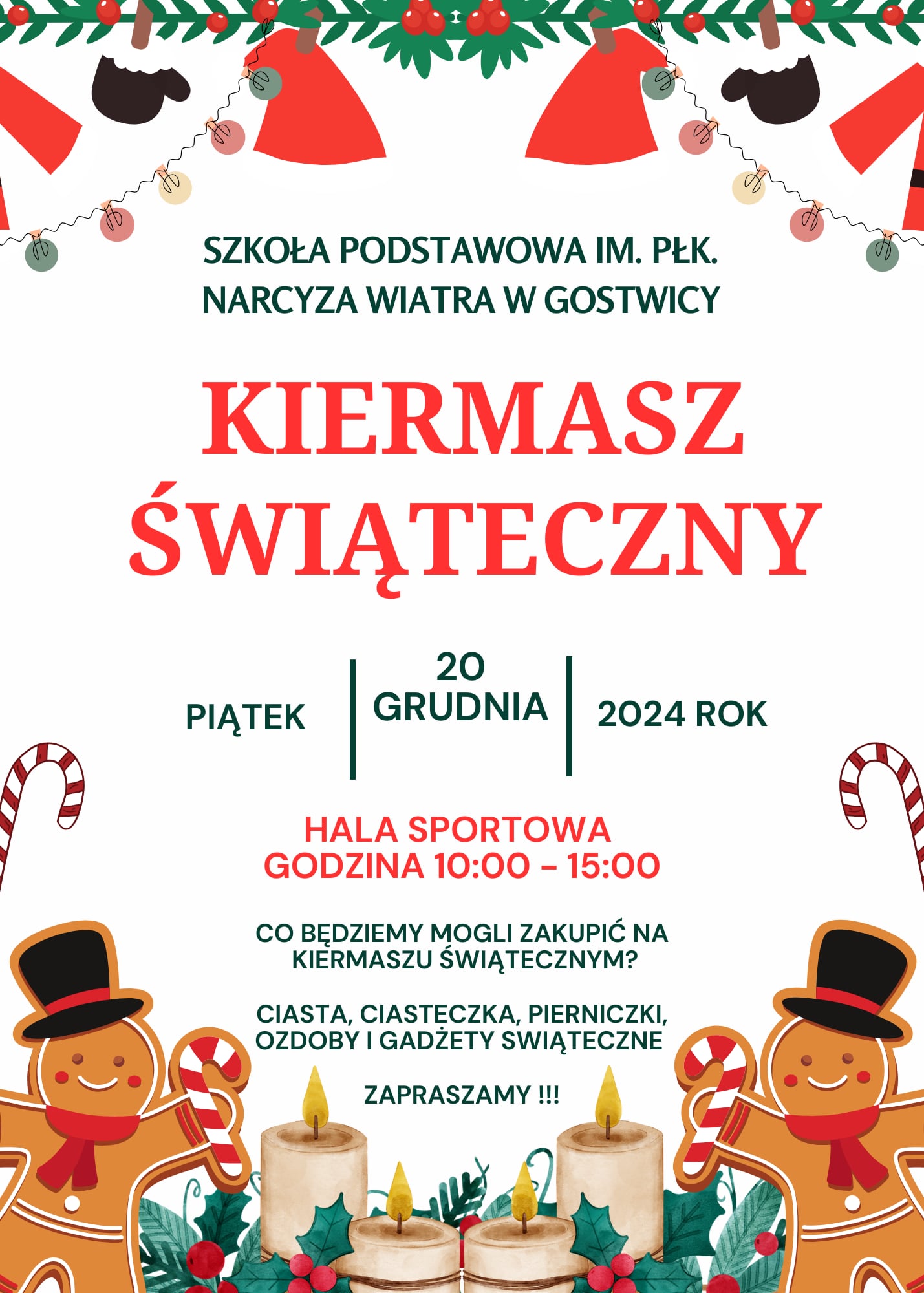 KIERMASZ ŚWIĄTECZNY!